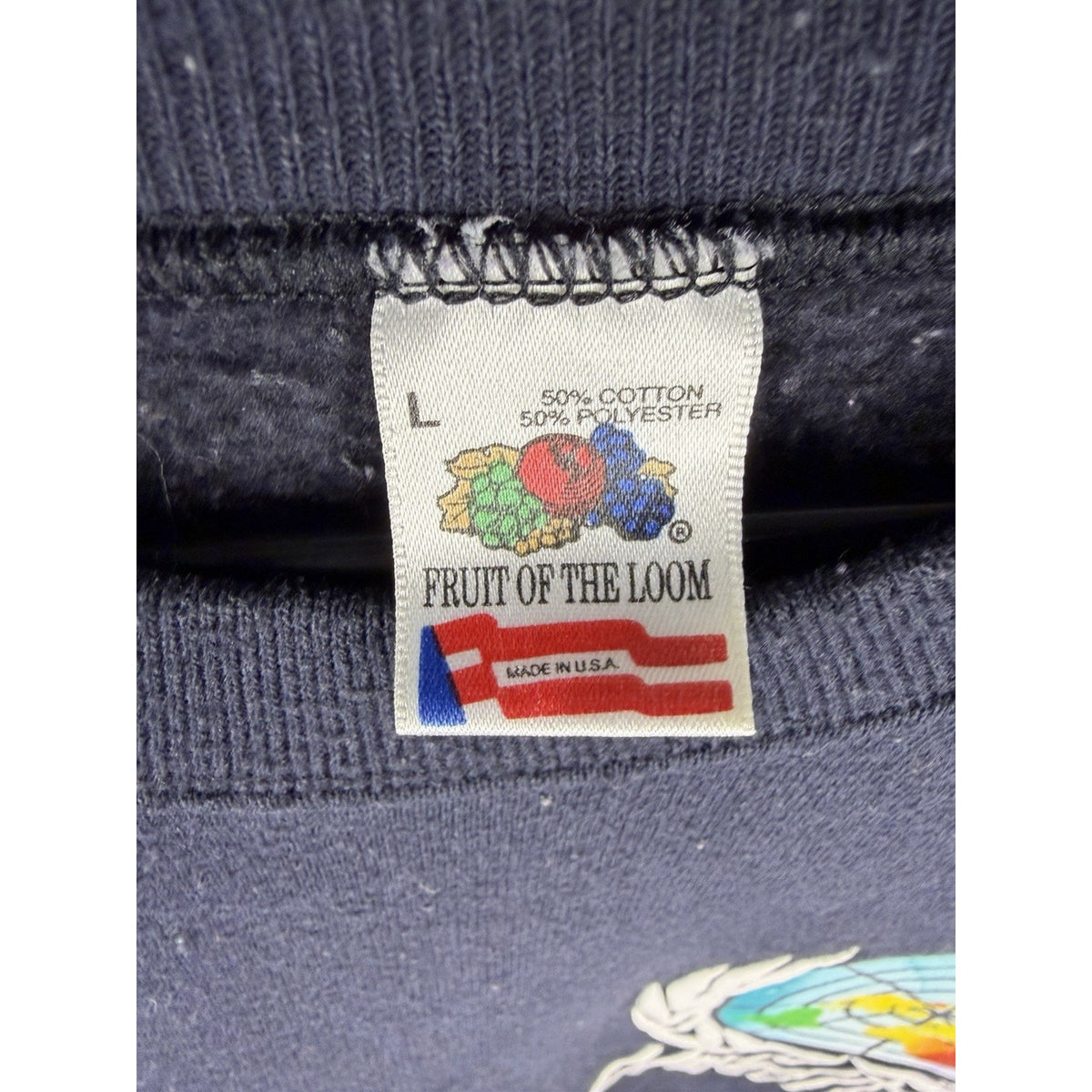 Vintage 1992 United Nations double sided crewneck sweatshirt, L