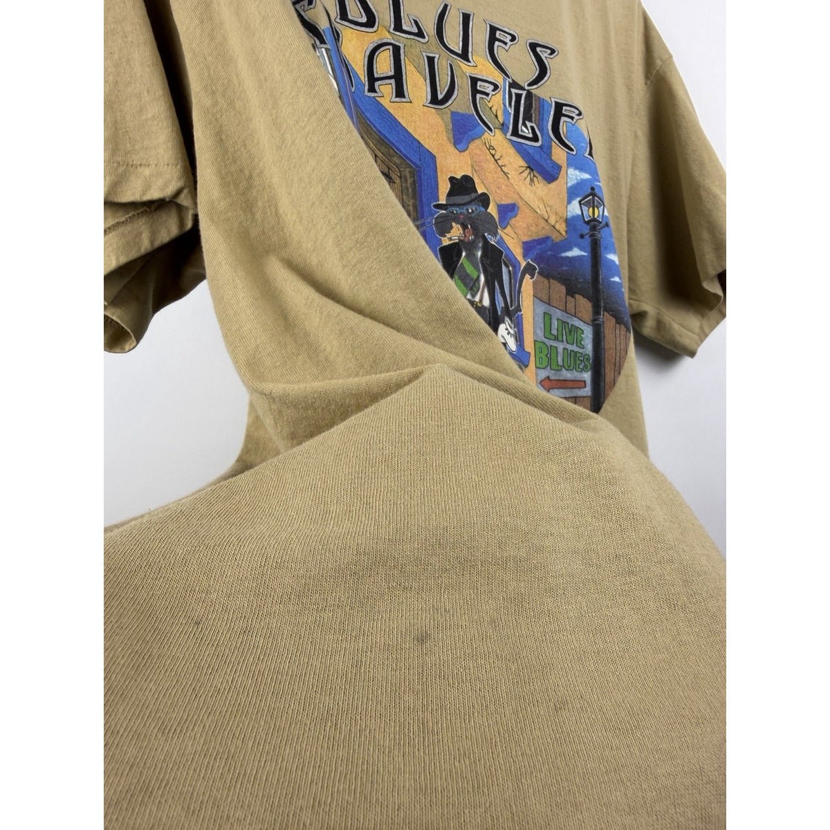 Vintage 1996 Blues Traveler Cat Back Stage OG Not Fade Away License XL 23x29