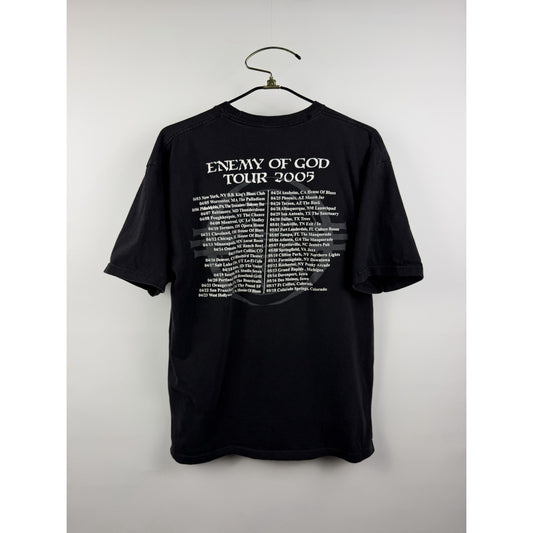 Vintage 2005 Vader Enemy Of God Tour Shirt Polish Death Metal Cygnus XL 24x29