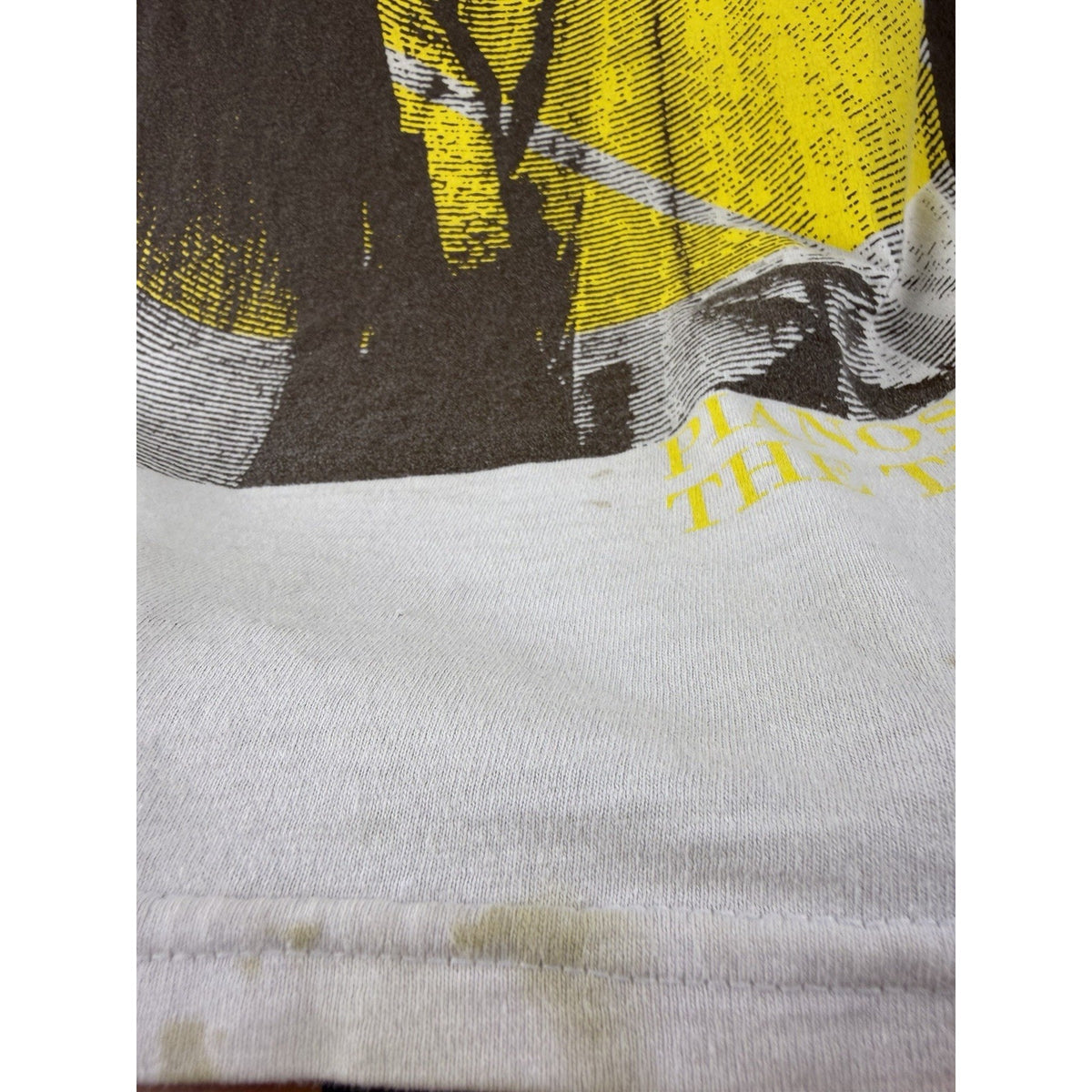 Pianos Become the Teeth post hardcore band tee, Topshelf Records, L