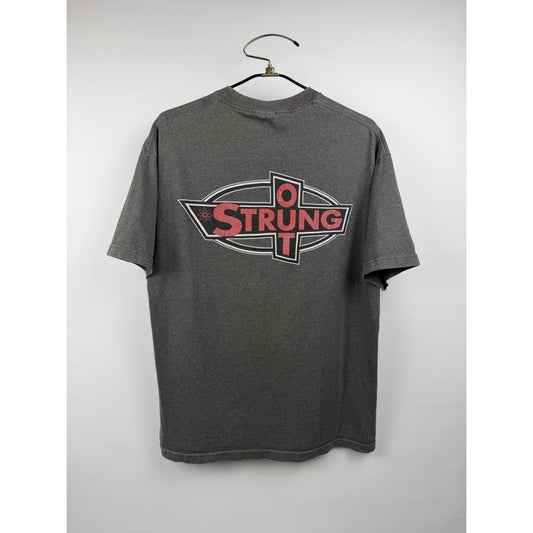 Vintage 2002 Strung Out Fat Wreck Chords California Punk Band Shirt XL 24x30