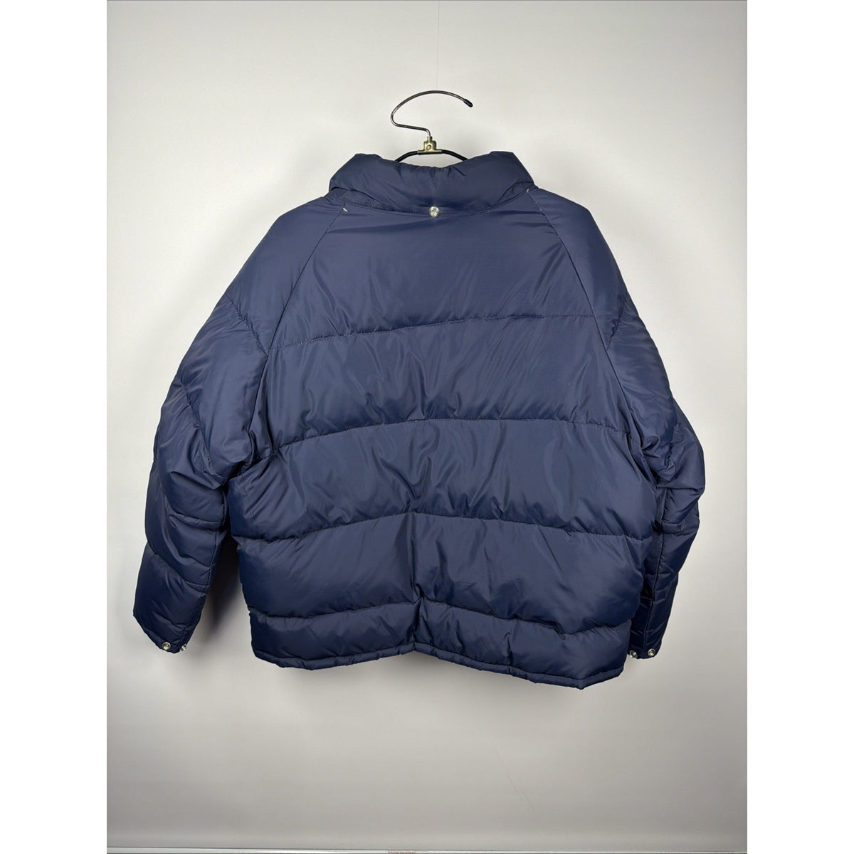 Vintage 80s Struggle Gear Goose Down Puffer Jacket Mens XL Blue USA Talon Zip