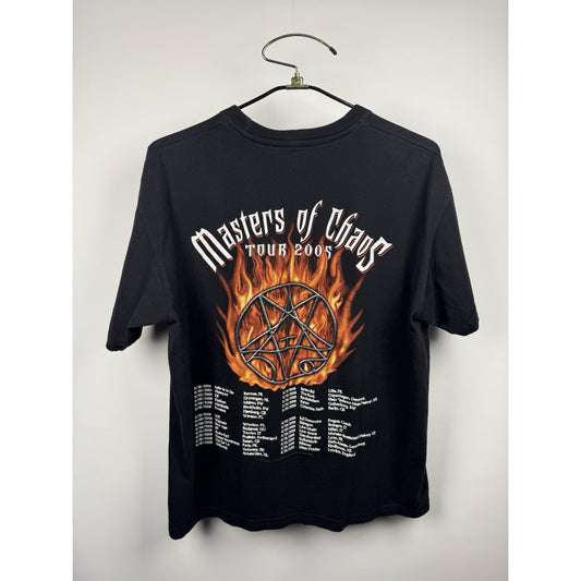 Vintage 2005 Morbid Angel Masters Of Chaos Rare Euro Tour Shirt XL 24"x28"