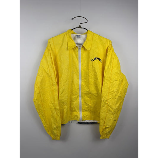 Vintage 1992 Joe Camel Tyvek windbreaker, Camel Cash promo, XL