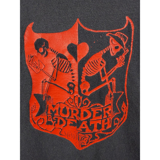 Vintage 2006 Murder by Death Band Tee Vagrant Records Fruit Of The Loom L 22x28