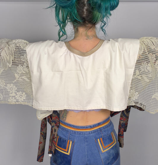 Tied Up with Lace, Super Crop: XS-L