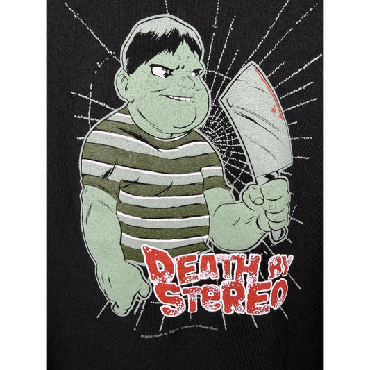 Vintage 2005 Death By Stereo Zombie Hatchet SoCal Hardcore Cinder Block XL 23x29