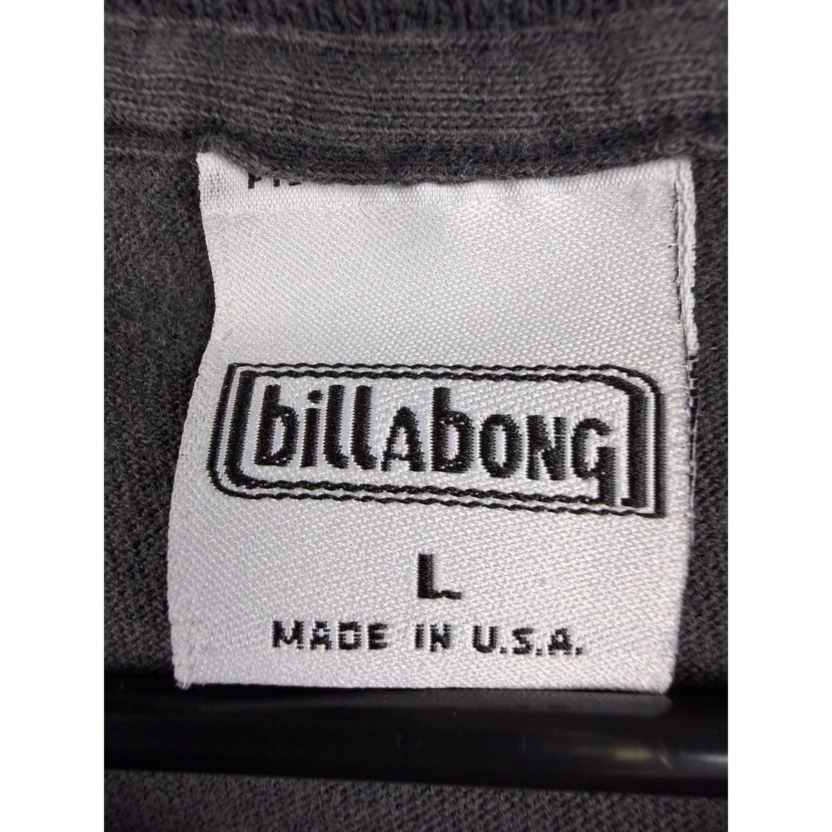 Billabong Surf Wear distressed shirt, single stitch, USA made, 90s, L