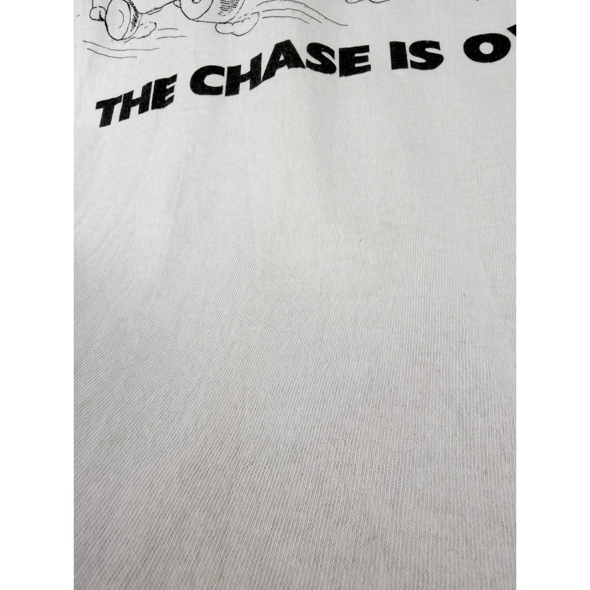 Vintage 90s OJ Simpson The Chase Is Over tee, single stitch, XL