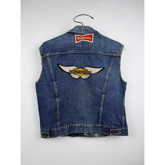 Levi’s Big E Cut Off vest, Type III distressed denim, 70505, 70s, L