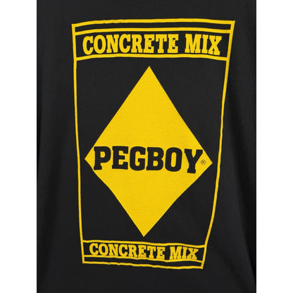 Vintage 90s Pegboy Concrete Mix Chicago punk tee, single stitch, XL