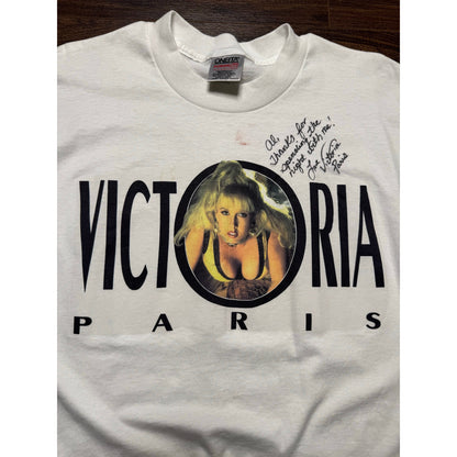 Victoria Paris adult film star signed shirt XL