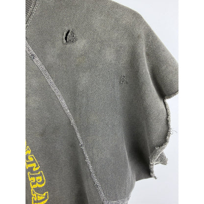 Vintage 60’s Thrashed Millington Central Trojans Crewneck Sweatshirt L 22.5x26