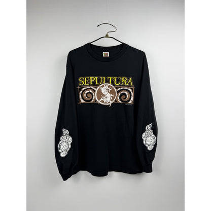 Vintage 1999 Sepultura Against long sleeve, Blue Grape, XL
