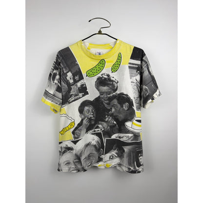 Vintage 1994 Andy Griffith Show Pickle Story all over print tee, XL