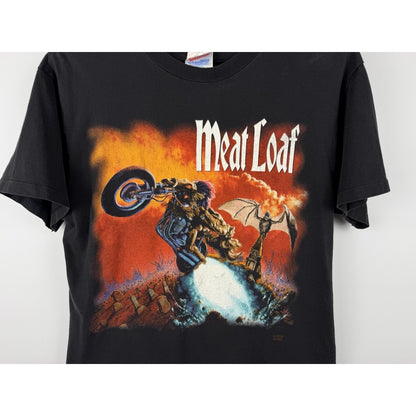 Vintage 1995 Meat Loaf Bat Out of Hell tour tee, single stitch, L