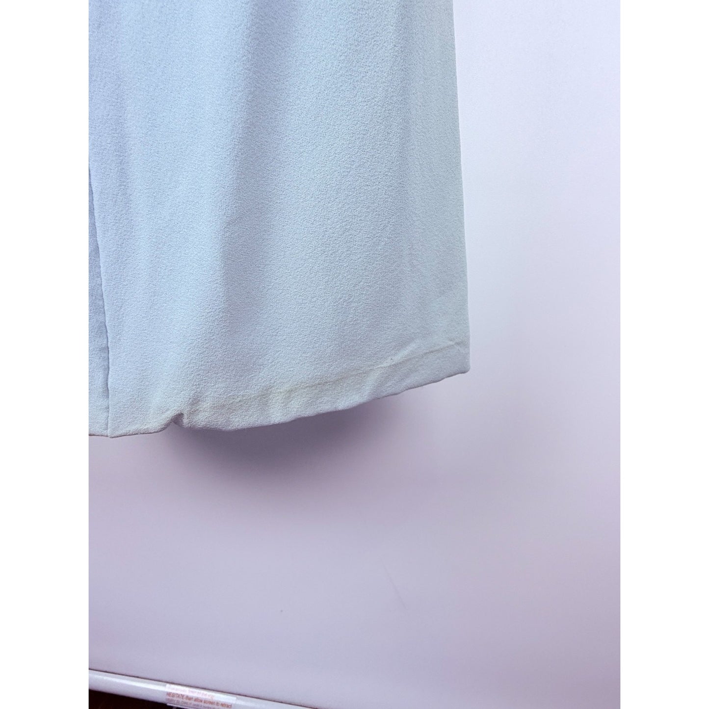 1960s baby blue mini dress empire waist xs knit sleeves