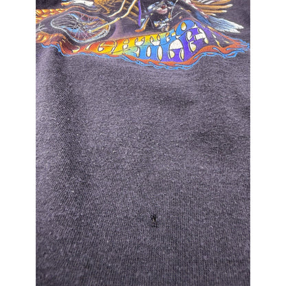 Vintage 1988 Harley Davidson Righteous Ruler Tank Top Cummins GA Back M 19x27