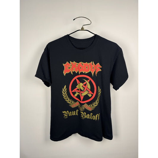 Vintage 2002 Exodus Paul Baloff Memorial Heavier Than Time Shirt Large 22x29