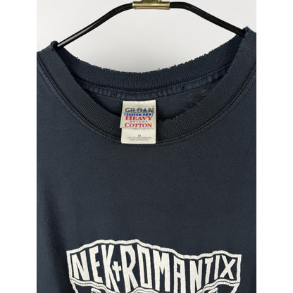 Vintage 2005 Nekromantix Coffin Shirt Psychobilly Punk Rockabilly M 21.5x26