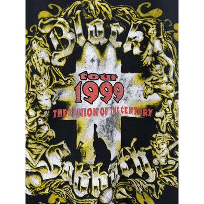Vintage 1999 Black Sabbath Reunion Tour Double Sided Pantera Back Hit XL 23.5x31