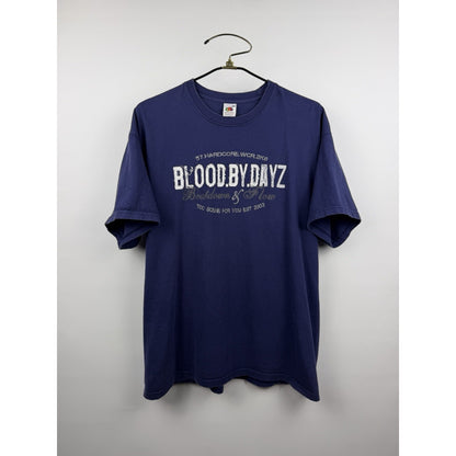 2008 Blood By Days beatdown hardcore tee, War City Records, XL