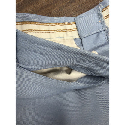 Vtg 70s Angels Flight Tobias Kotzin Light Blue Pants Womens Slim Straight 28x31