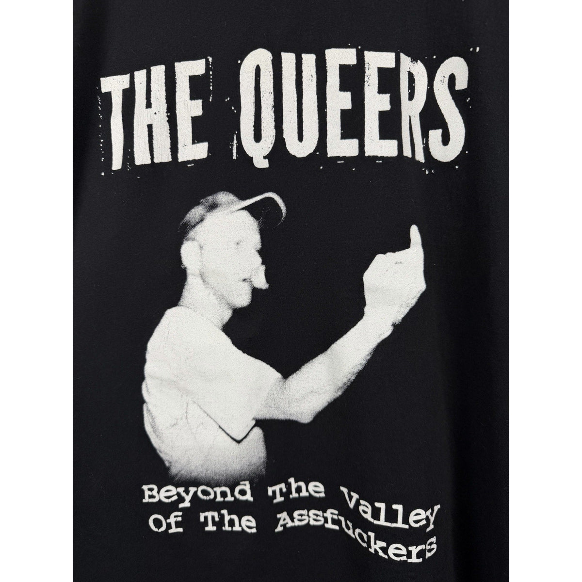 Vintage 1999 The Queers Beyond The Valley Of The A** F*ckers Punk Band XL 23x29