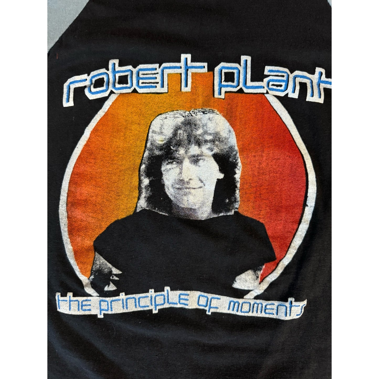 Vintage Robert plant UK tour raglan shirt size XL (1983)