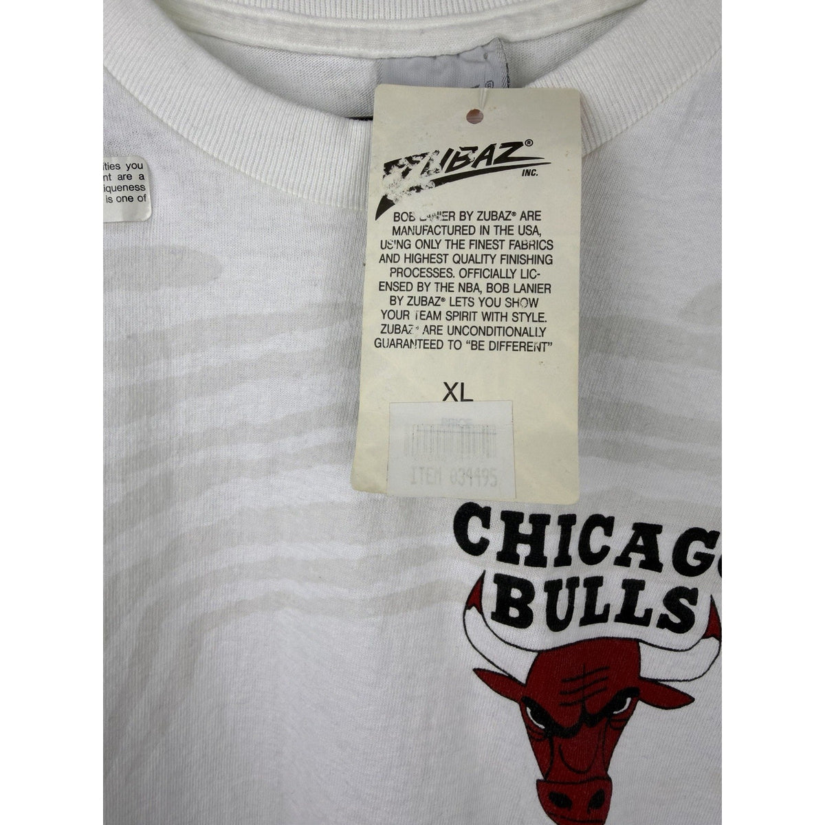 Vintage 90’s Zubaz Chicago Bulls NBA Rare Deadstock New With Tags XL 26x29