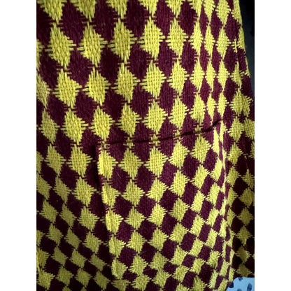 Harlequin Gryffindor Vintage woven mini dress (1960s)