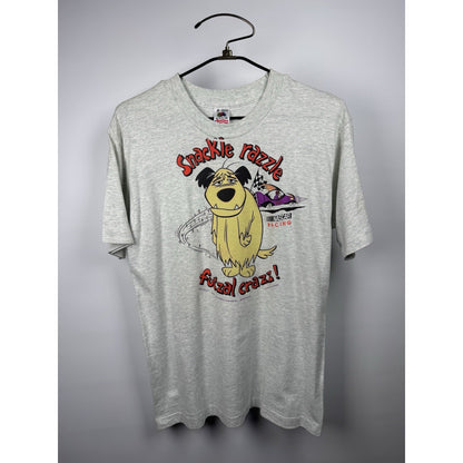 Vintage 1994 NASCAR Wacky Races Muttley TV promo tee, double sided, M