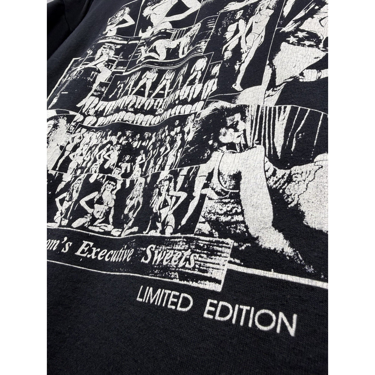 Vintage 90s The Living Room strip club gooner tee, Jerzees, XL