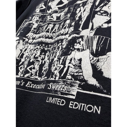 Vintage 90s The Living Room strip club gooner tee, Jerzees, XL