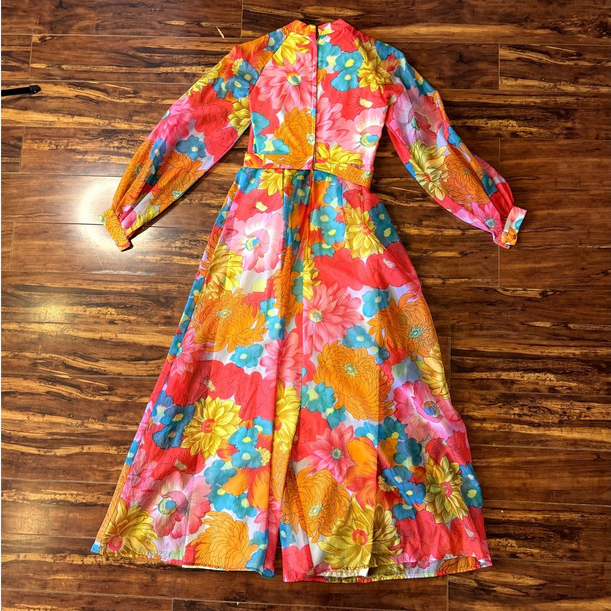 Psychedelic floral jumpsuit (1960s)