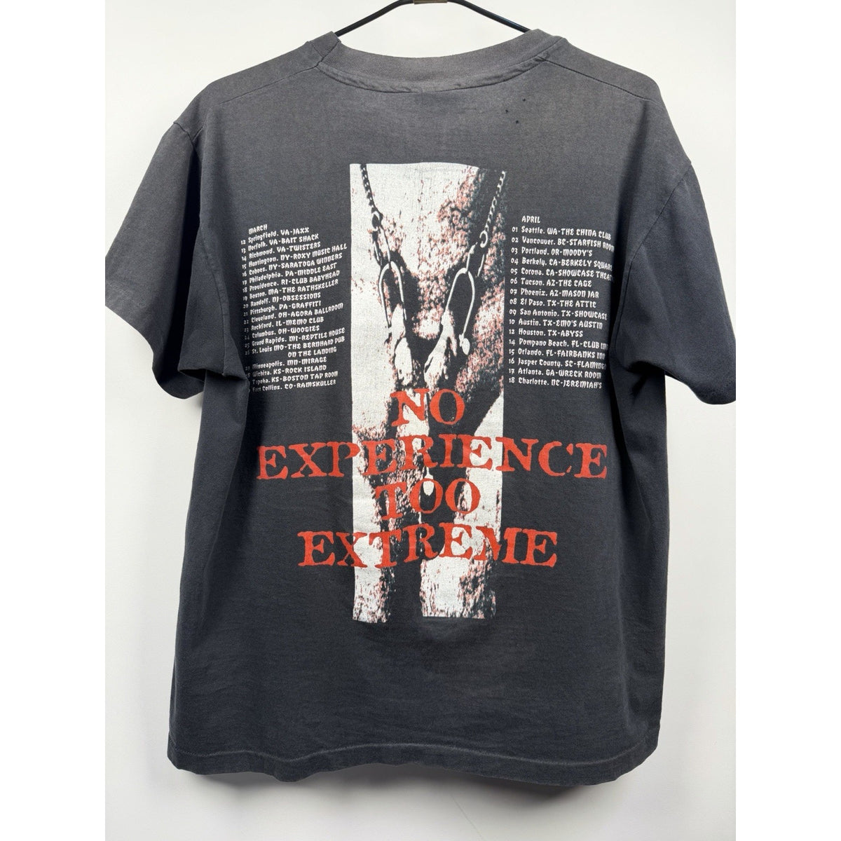 Vintage 1996 Kreator No Experience Too Extreme tour tee, XL