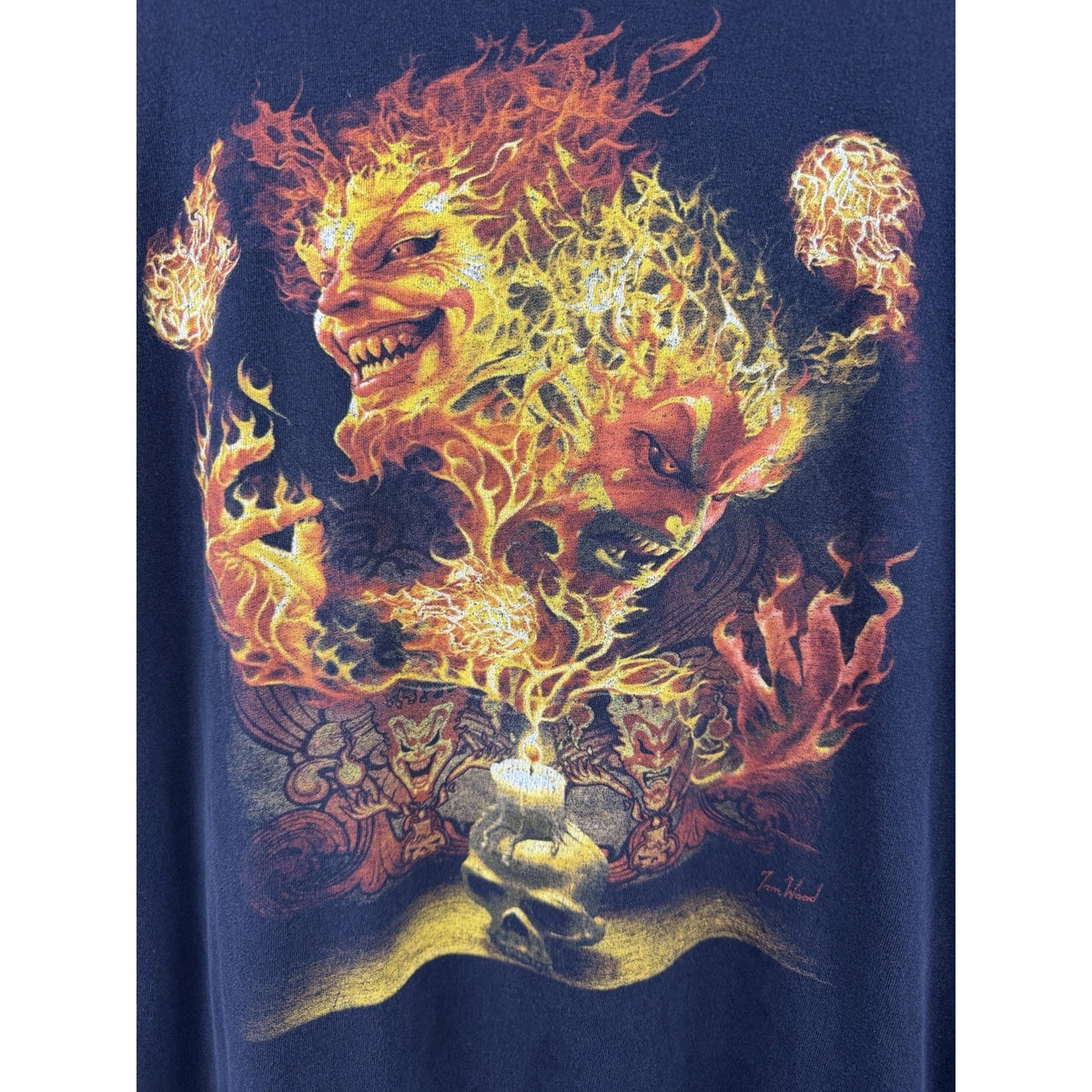 2009 Insane Clown Posse ICP Rare Dark Carnival Shirt Tom Wood Art XXL 25x28