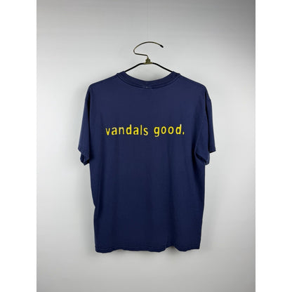 Vintage 1999 The Vandals "Hitler Bad, Vandals Good" punk tee, Hanes, L