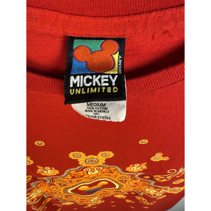 Vintage 90s Mickey Unlimited Chinese New Year mandala tee, M