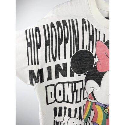 Vintage 90’s Disney Hip Hop Minnie Mouse AOP All Over Print Jerry Leigh XL 24x30