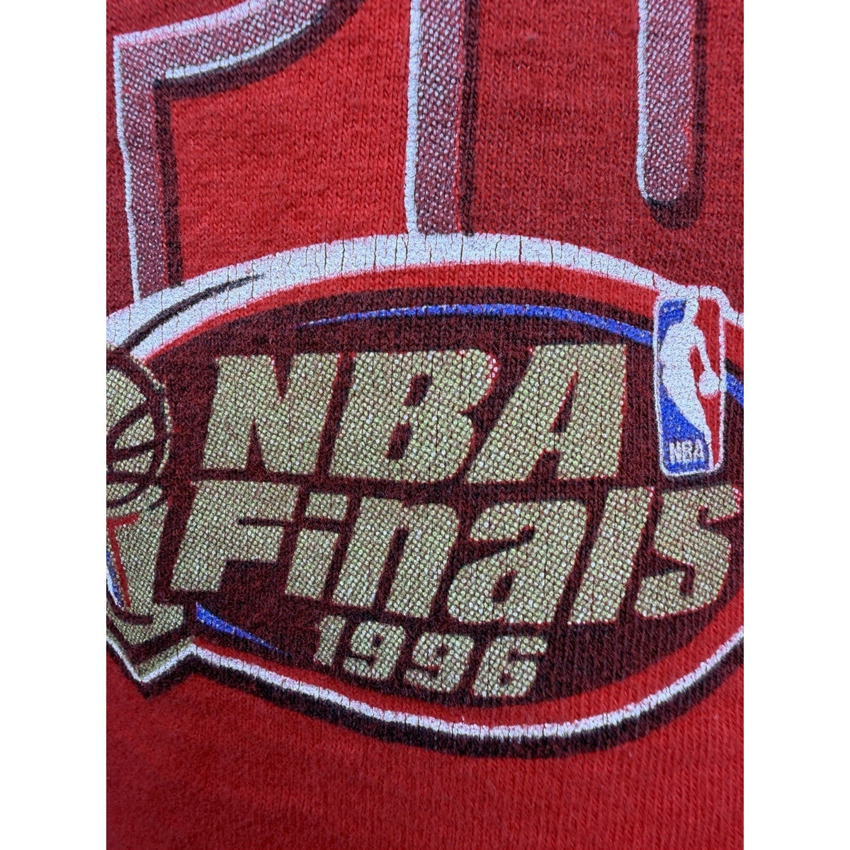 Vintage 1996 Chicago Bulls Eastern Conference Champs tee, L