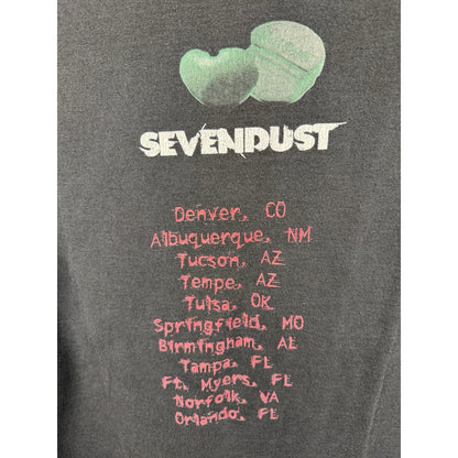 Vintage 2001 Sevendust Animosity Rare Tour Shirt Screamline Tag Large 22.5x28