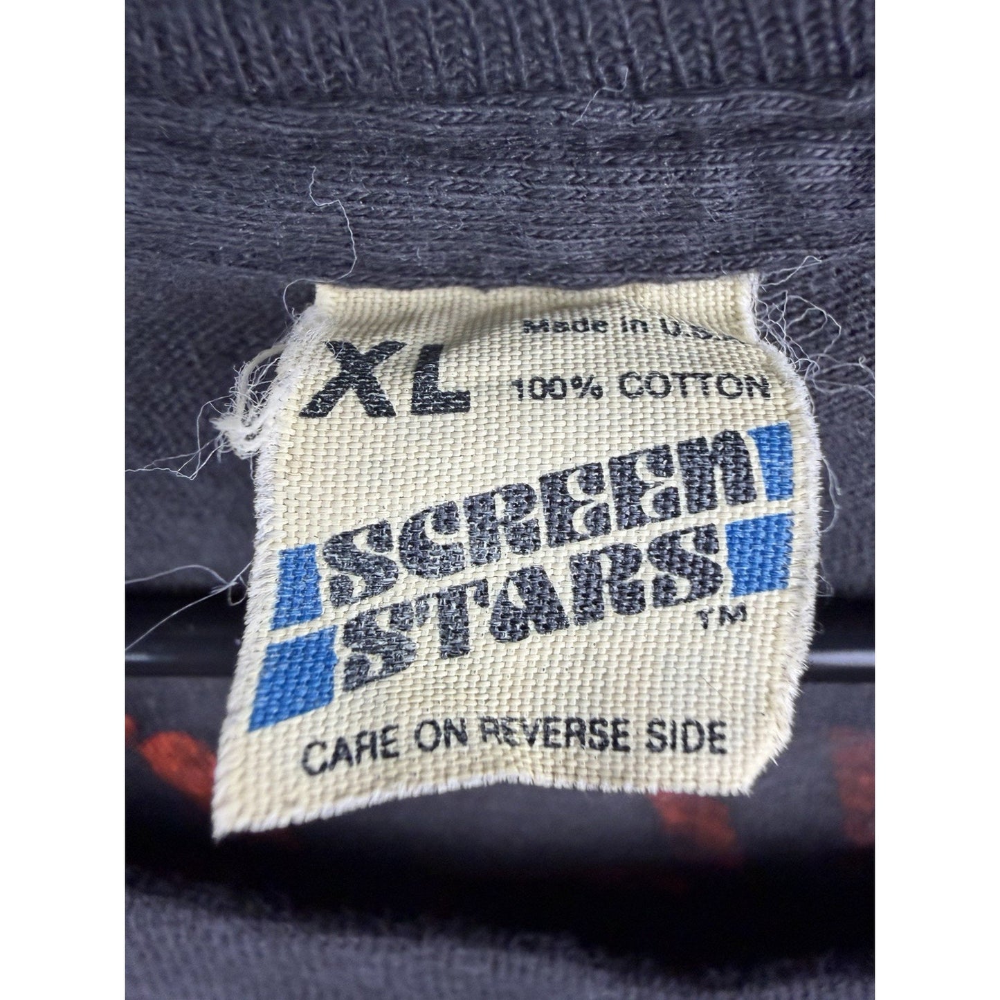 Vintage Kansas 1983 Drastic Measures Tee Single Stitch Double Sided XL 22.5x27