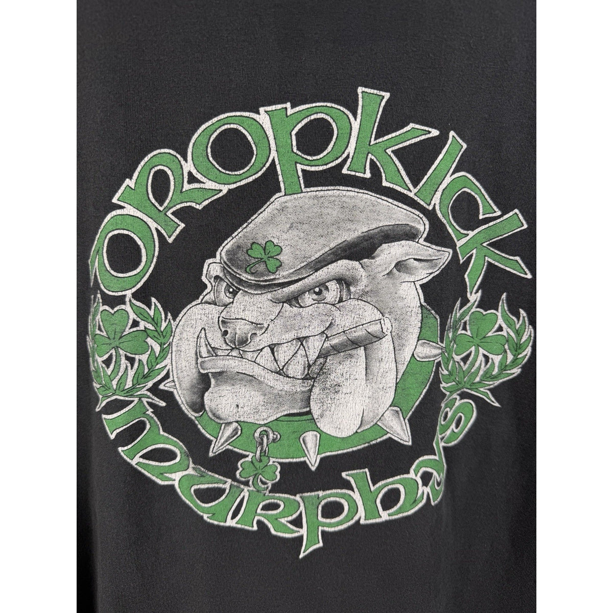 Vintage 2004 Dropkick Murphys bulldog tee, faded, Delta, L