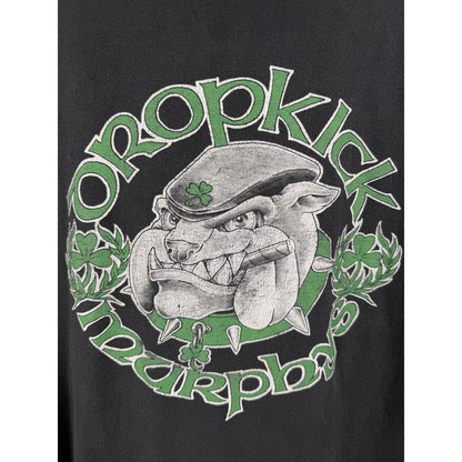 Vintage 2004 Dropkick Murphys bulldog tee, faded, Delta, L