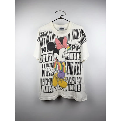Vintage 90’s Disney Hip Hop Minnie Mouse AOP All Over Print Jerry Leigh XL 24x30