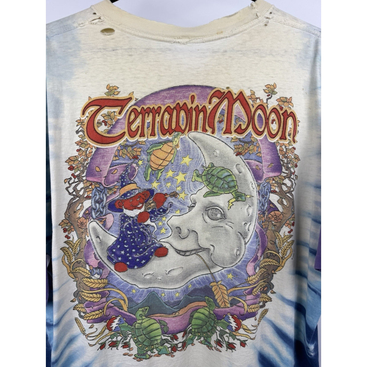 Vintage 2000 Grateful Dead Terrapin Moon tie dye tee, XXL