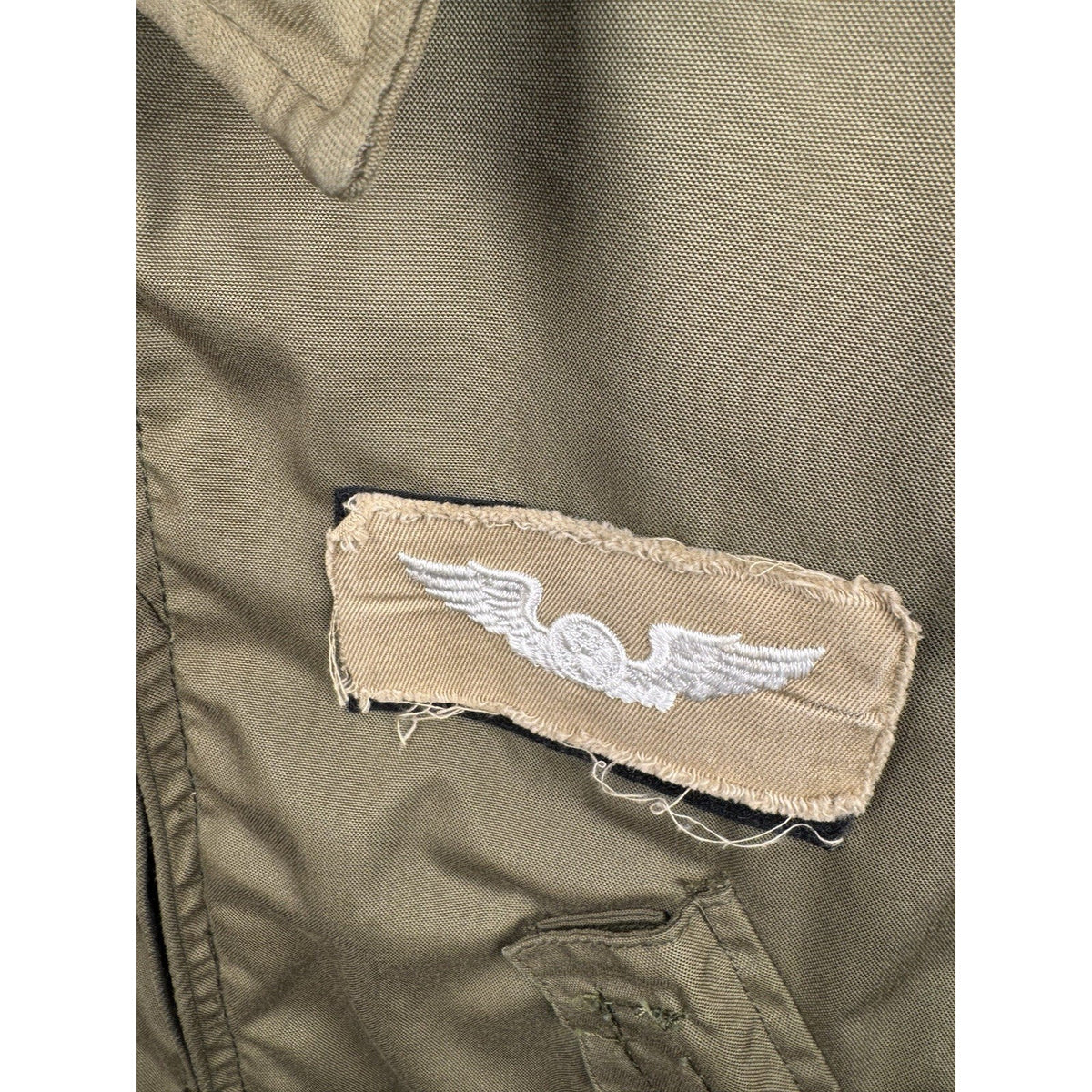 Cold weather military flyer’s jacket, NSN:8415-00-217-7221, vintage, MED-Long