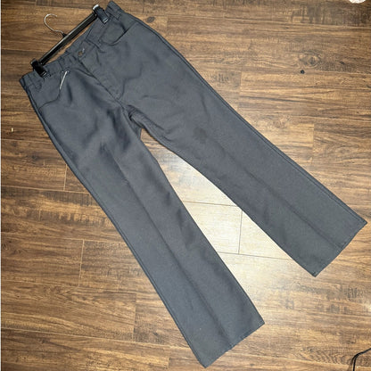 Levi's Black tab bootcut cottonpoly pants (1970s)