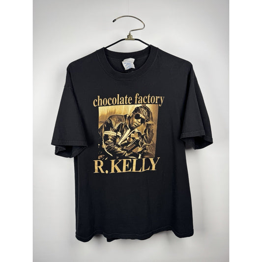 Vintage 2003 R Kelly Chocolate Factory Album Promo Shirt R&B Hip Hop XL 24x29